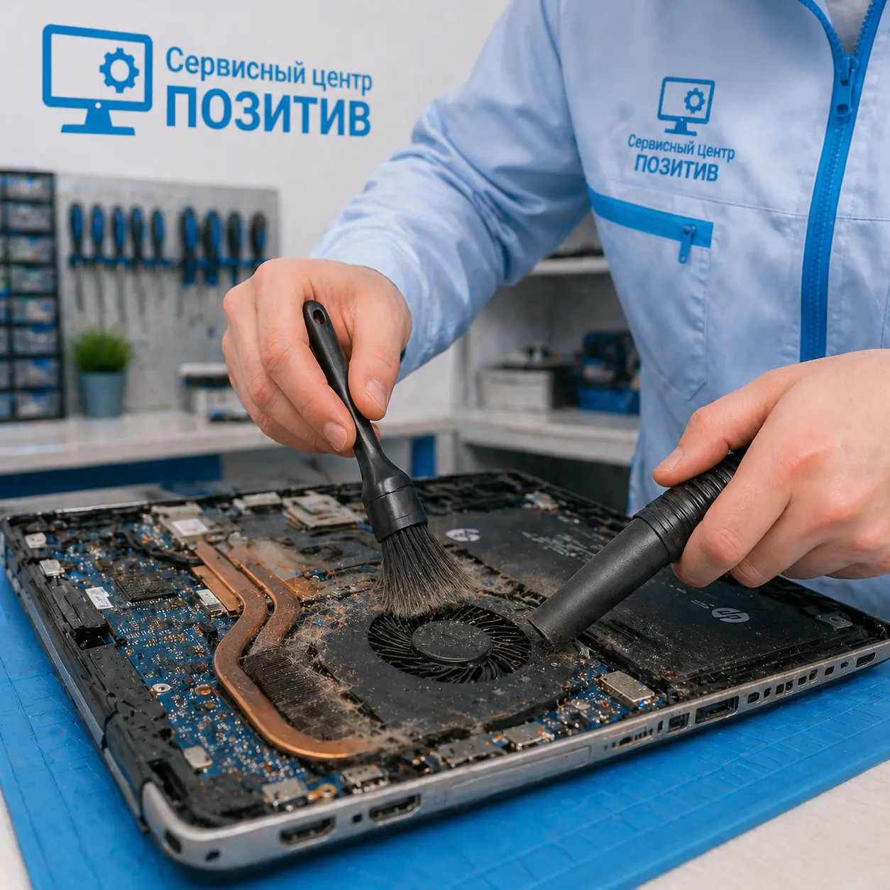 чистка ноутбука HP в Железнодорожном