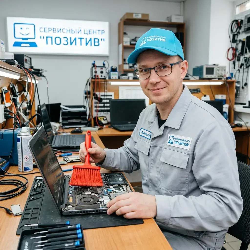 Чистка ноутбука от пыли в Железнодорожном | Замена термопасты