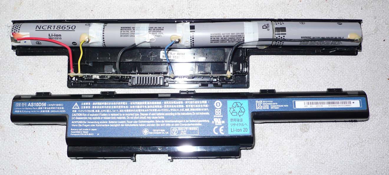 Восстановление и замена аккумуляторов (АКБ) ноутбука в Железнодорожном