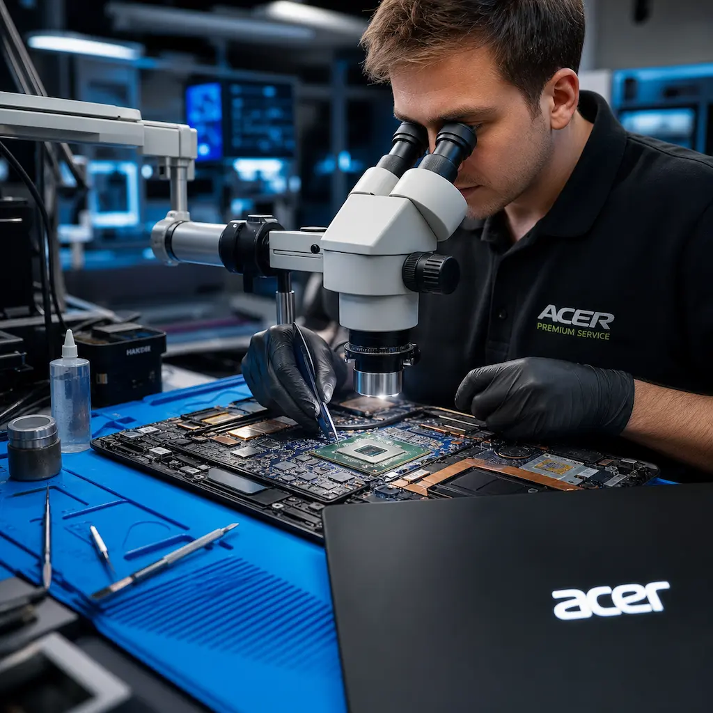 Замена видеокарты ноутбука Acer в Железнодорожном