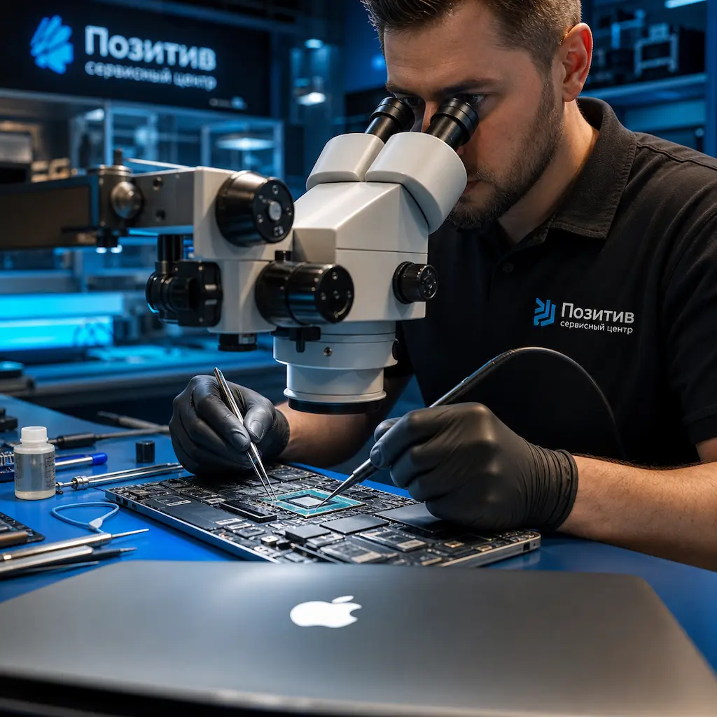 Замена видеокарты Apple MacBook в Железнодорожном