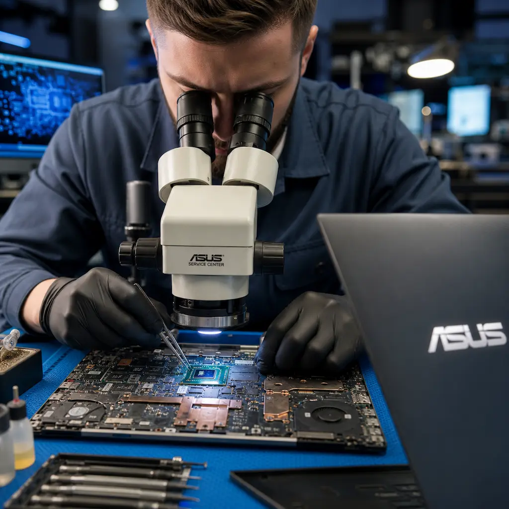 Замена видеокарты ноутбука Asus в Железнодорожном