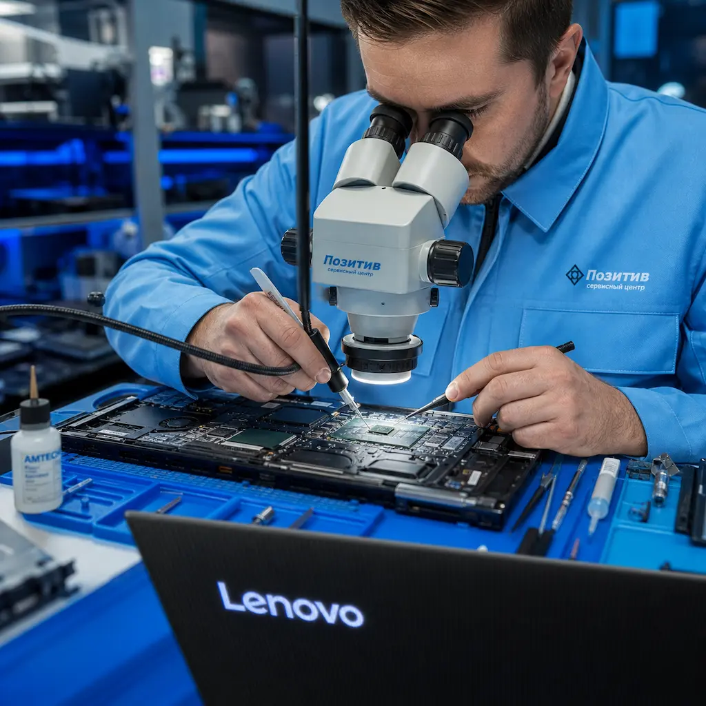 Замена видеокарты ноутбука Lenovo в Железнодорожном