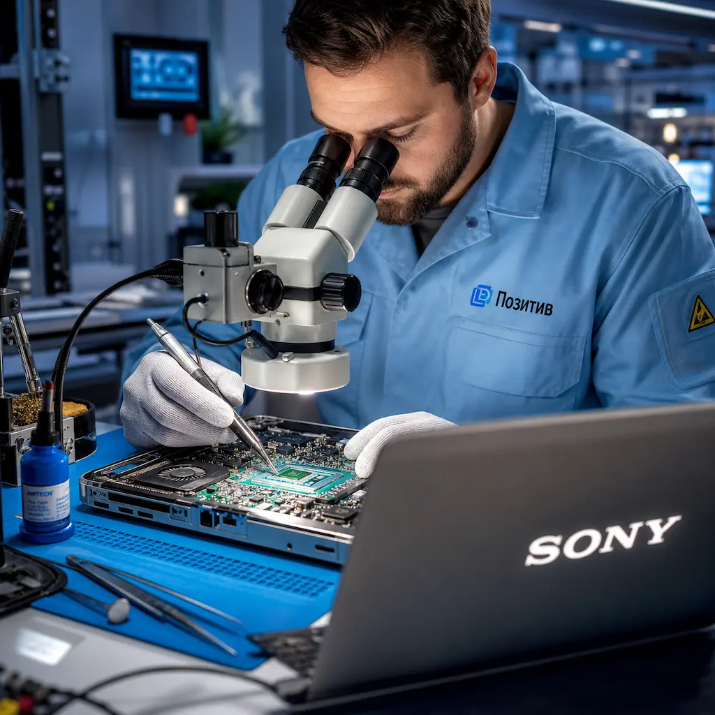 Замена видеокарты ноутбука Sony в Железнодорожном