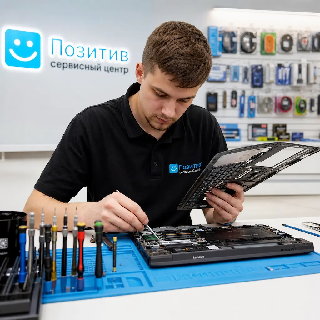 заменить клавиатуру на ноутбуке Lenovo в Железнодорожном