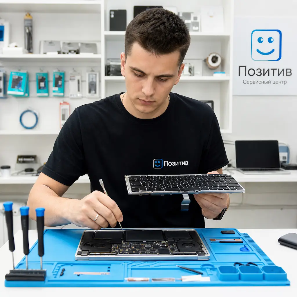 заменить клавиатуру на Apple Macbook в Железнодорожном