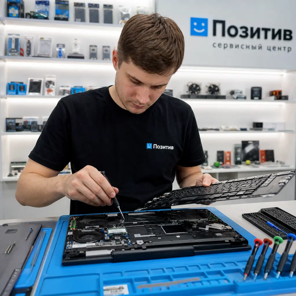 заменить клавиатуру на ноутбуке Samsung в Железнодорожном