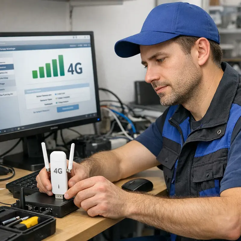 Настройка LTE модема в Железнодорожном