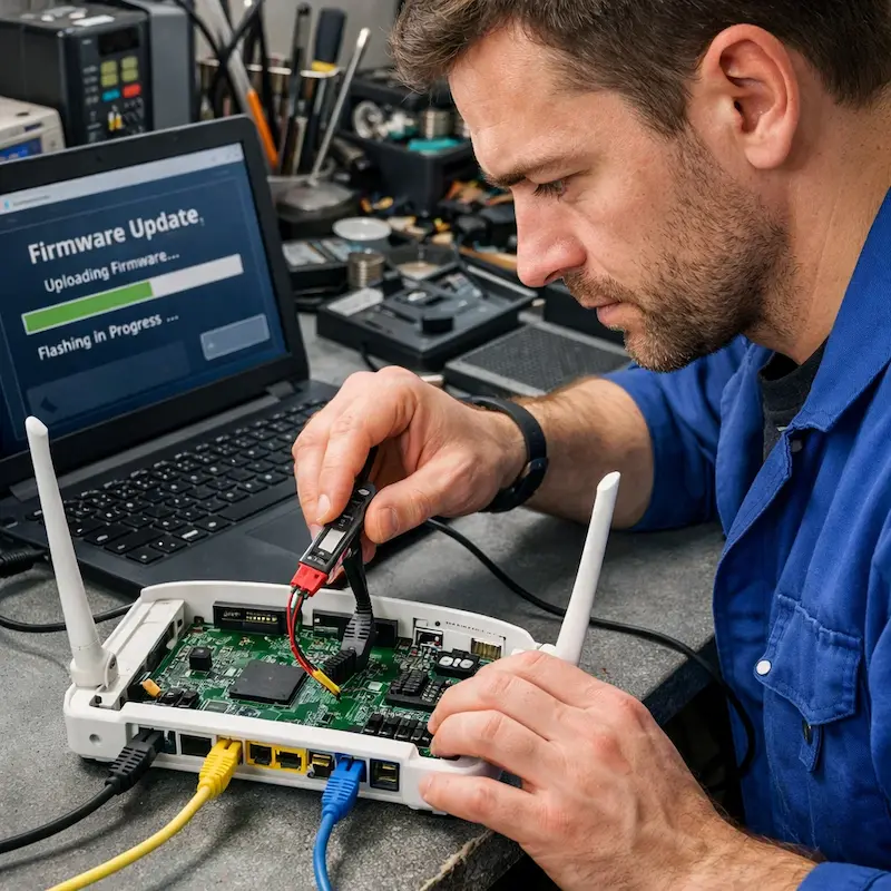 Обновление прошивки роутера в Железнодорожном