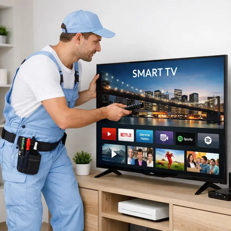 Как вызвать мастера для настройки Smart TV в Железнодорожном