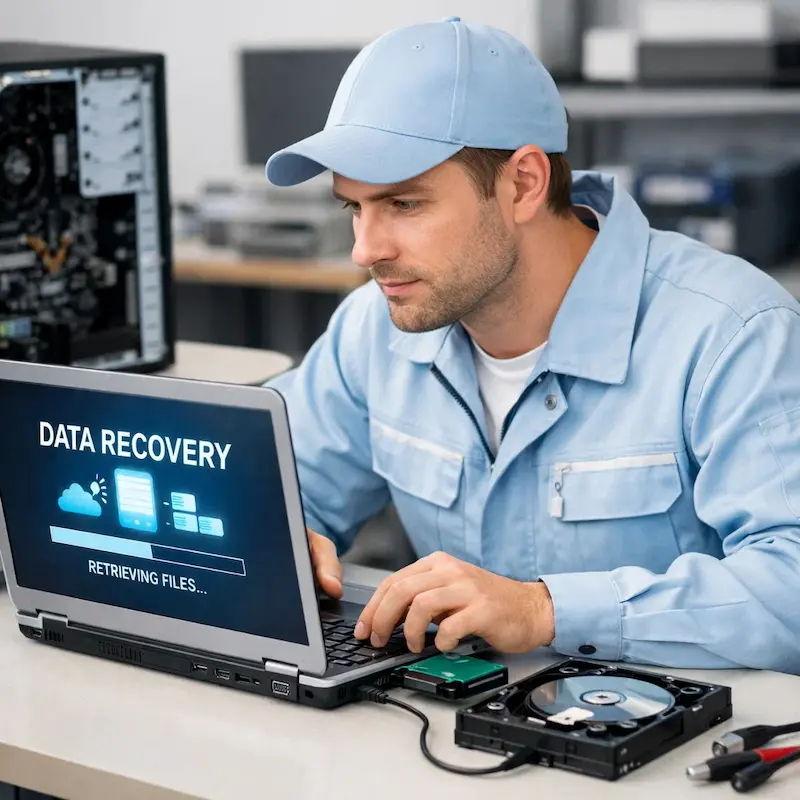 Восстановление данных и файлов в Железнодорожном