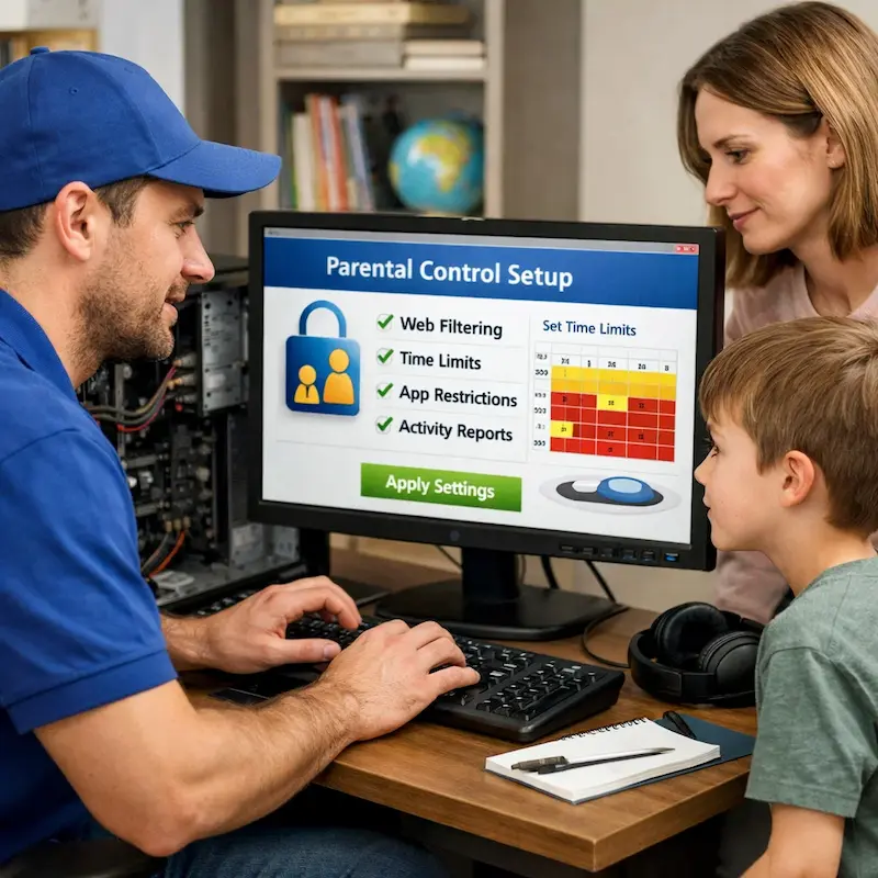 установка родительского контроля в Железнодорожном