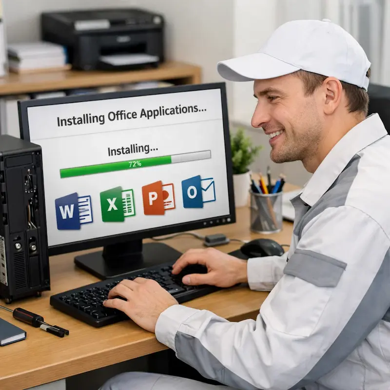 Установка и настройка программ на компьютере в Железнодорожном