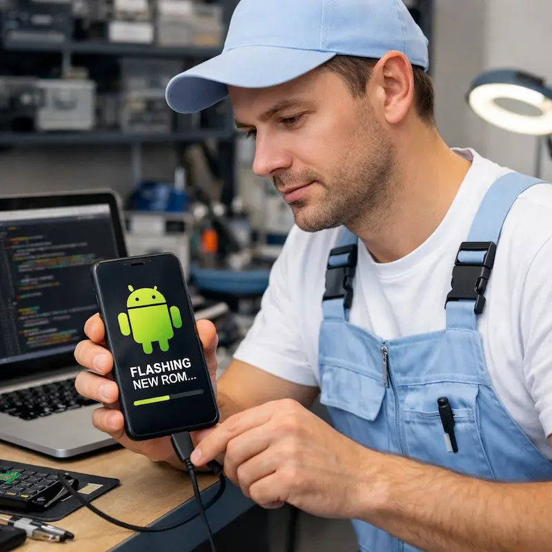 Прошивка Android в Железнодорожном