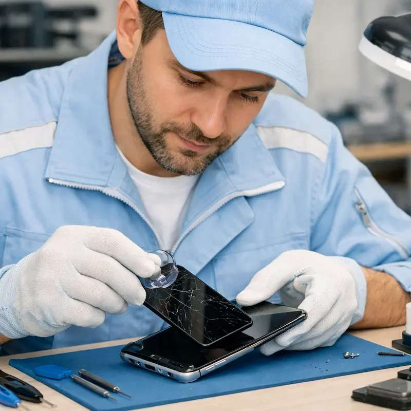 Заменить сенсорное стекло на смартфоне в Железнодорожном