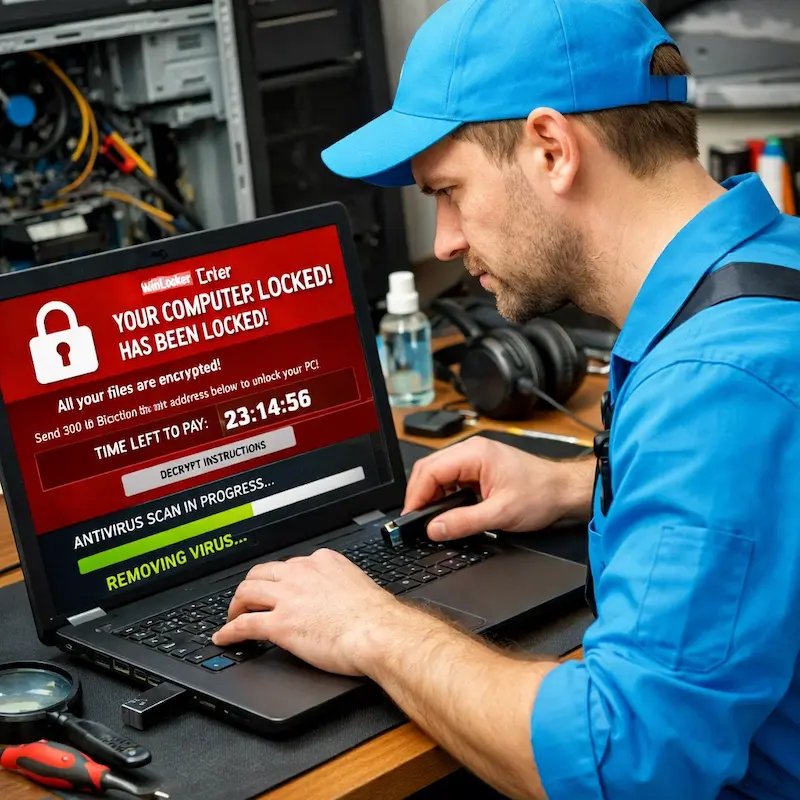 Удалить винлокер в Железнодорожном